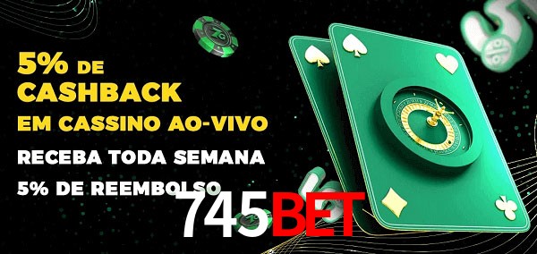 Promoções do cassino ao Vivo 745bet